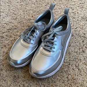 Nike Air Force 1 liquid metal